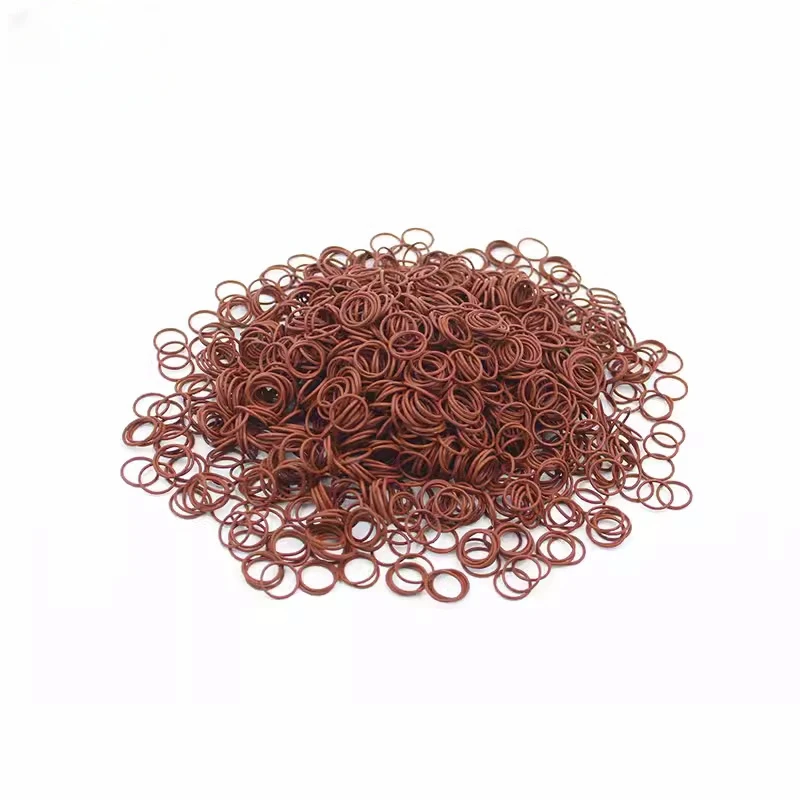 Custom FKM O-rings CS 1.5mm Fluoroelastomer Gasket Chemicals Oils High-temperature Corrosion Resistance Brown