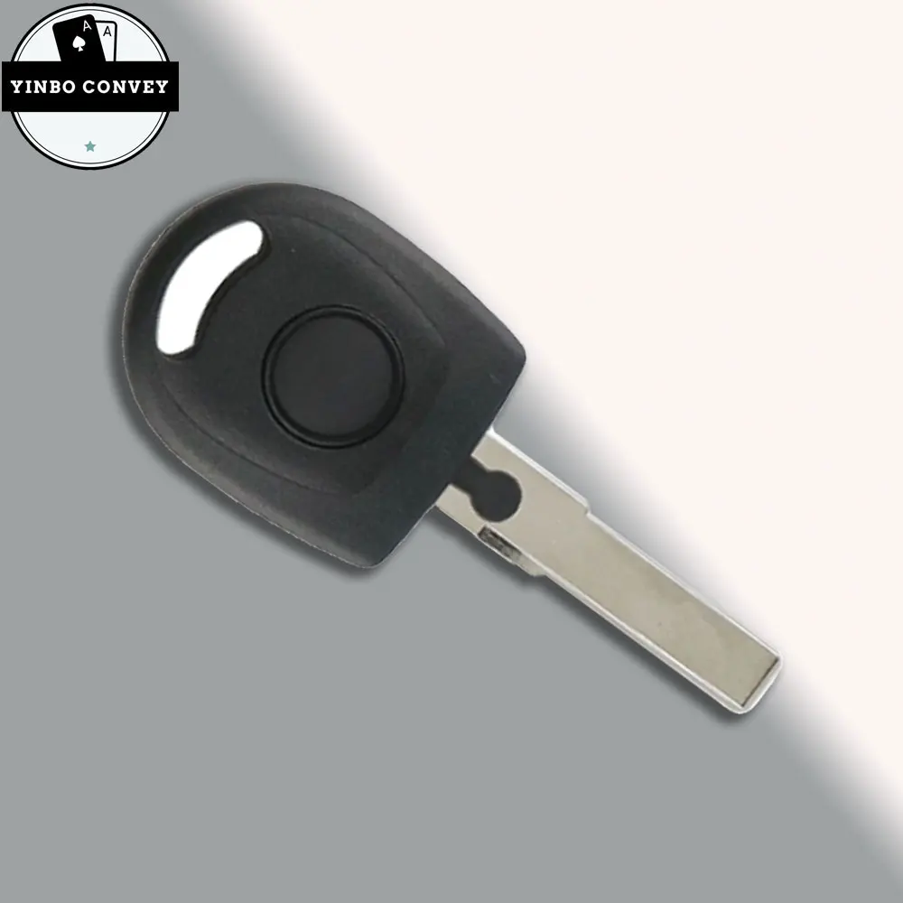 YINBO - Remote Car key Blank Shell ForVolkswagen (VW) B5 Passat Transponder Key HU66 Blade