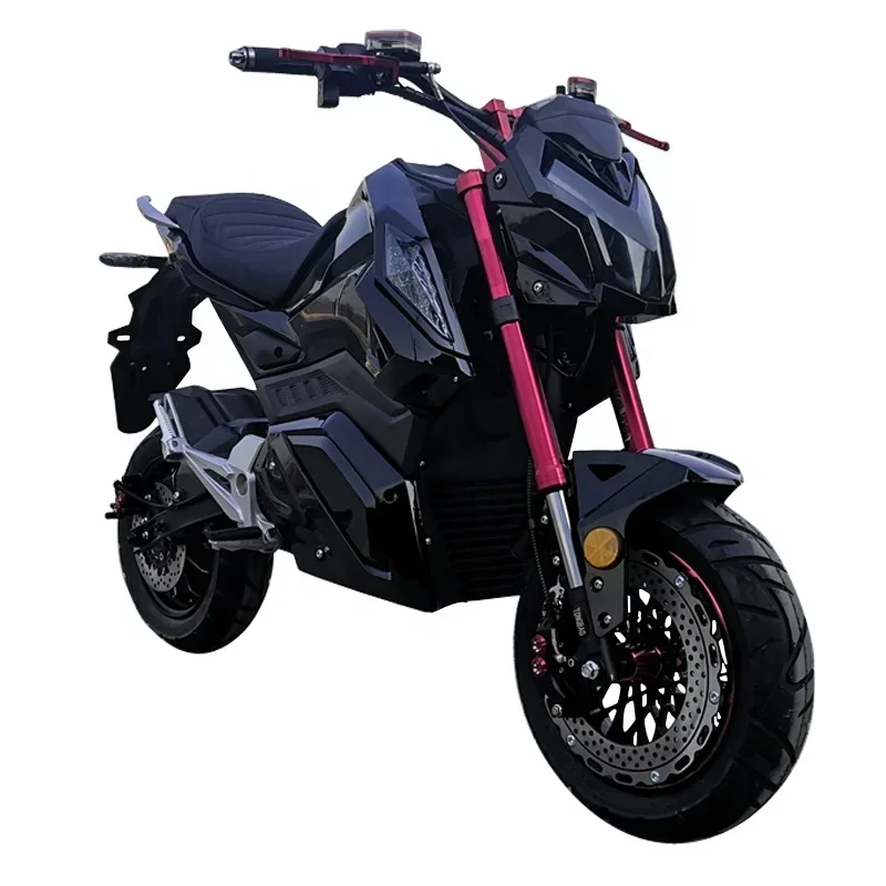 luyuan MotorcycleThe Latest New Energy Lithium Battery CE Cheap 12 Inch Tire Electric Motorcycles With 60km Fast Speed Disc Bra