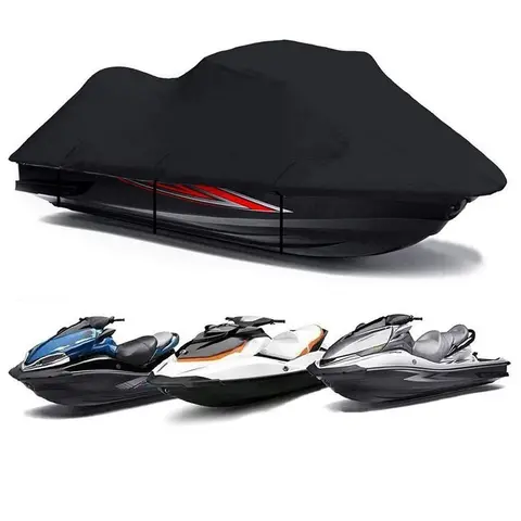 Outdoor Jet Ski Waterproof Cover 210D Dust Cover Marine Grade UV Protection for Seadoo Yamaha Kawasaki Waverunner Polaris