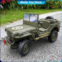 Jjrc Rc Car C8815 Willis Jeep 1/10 Simulation Climbing Vehicle Slow Rc Off Road Racing Military Card Remote Control Vehicle Gift