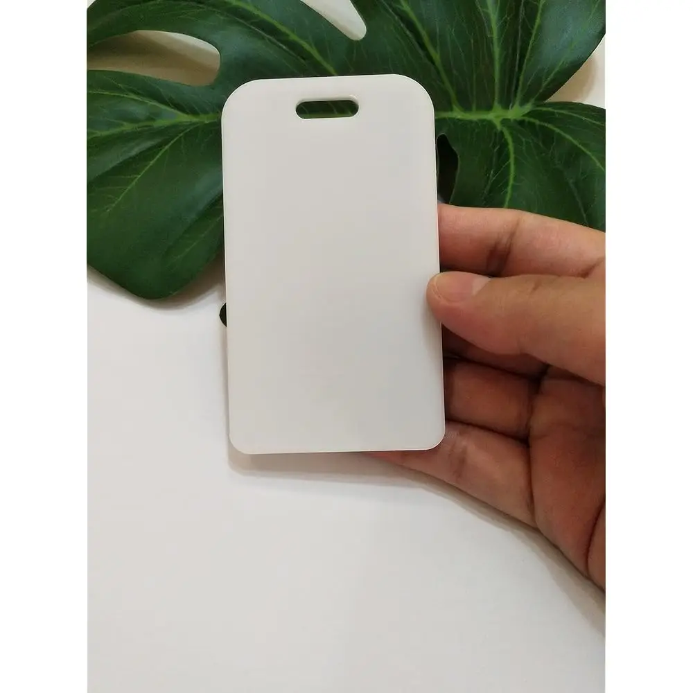 

Free Shipping10pcs Acrylic Rectangle Luggage Tags - Keychain Blanks, Reserve Seating Tag (White)
