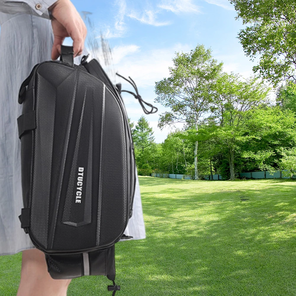 

Bicycle Trunk Bag Waterproof Small Bicycle Rack Bag Zipper Closure Cycling Back Seat Cargo Bag for Outdoor Camping Hiking Sports