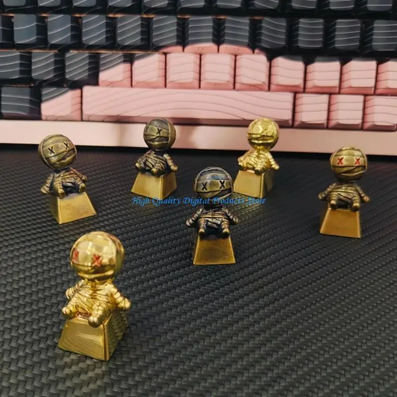U2JE Brass Mummy Caycap Set Switches для проектов клавиатур