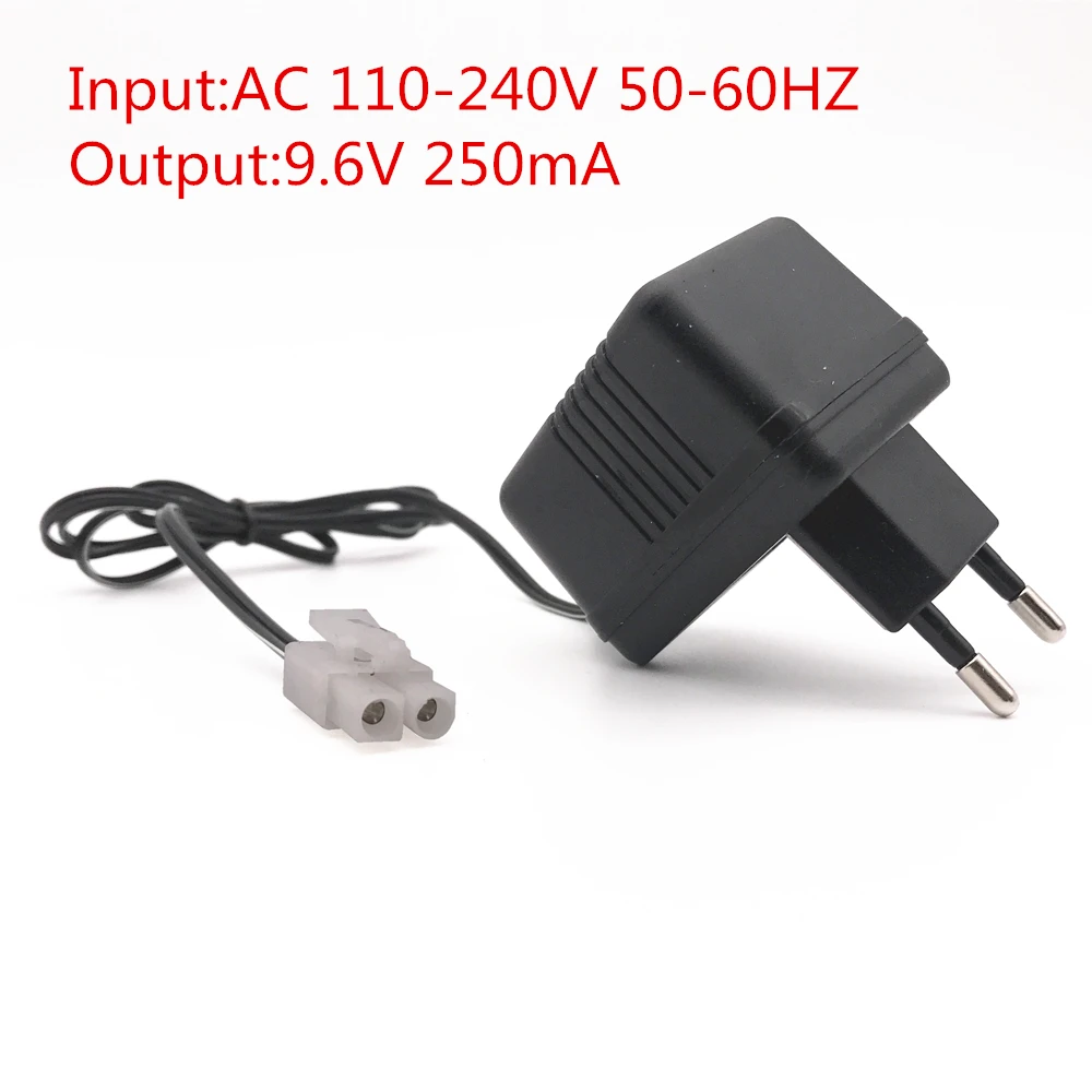 For 4.8V 6V 7.2V 8.4V 9.6V NiCd NiMH Battery Charging Charger, USB Charger, 5-in-1 Cable, with Tamiya Kep-2p Plug