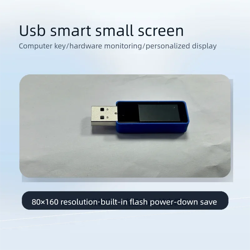 USB Mini Screen PC Monitor Keyboard 0.96