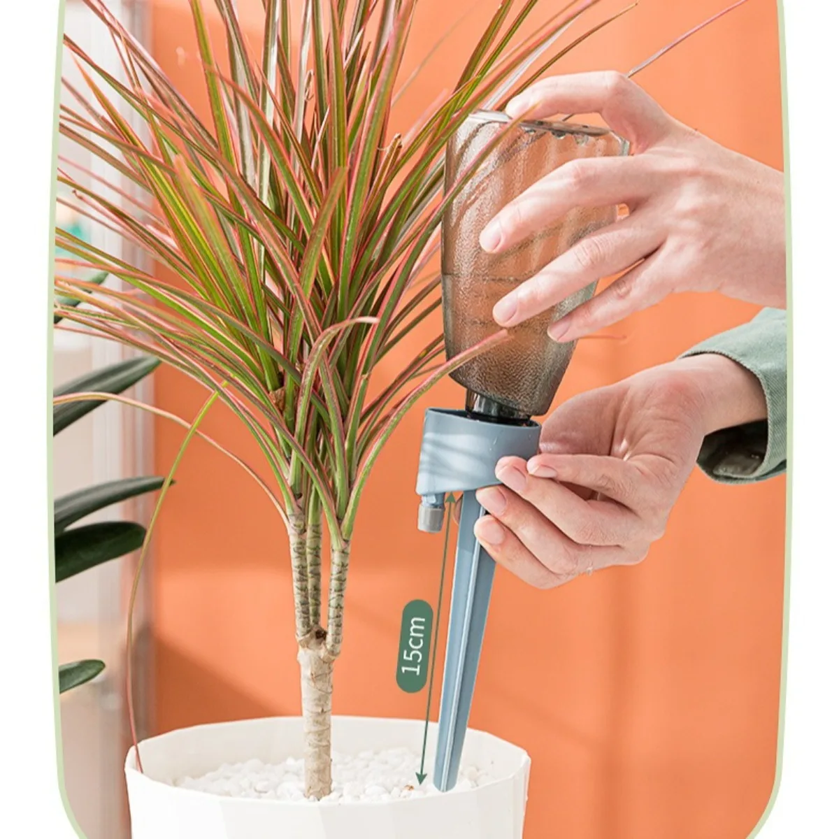 

Automatic Waterer Household Drip Irrigation Flower Dripper Lazy Potted Timing Slowly Drip Water Water Garden Self Watering Pot