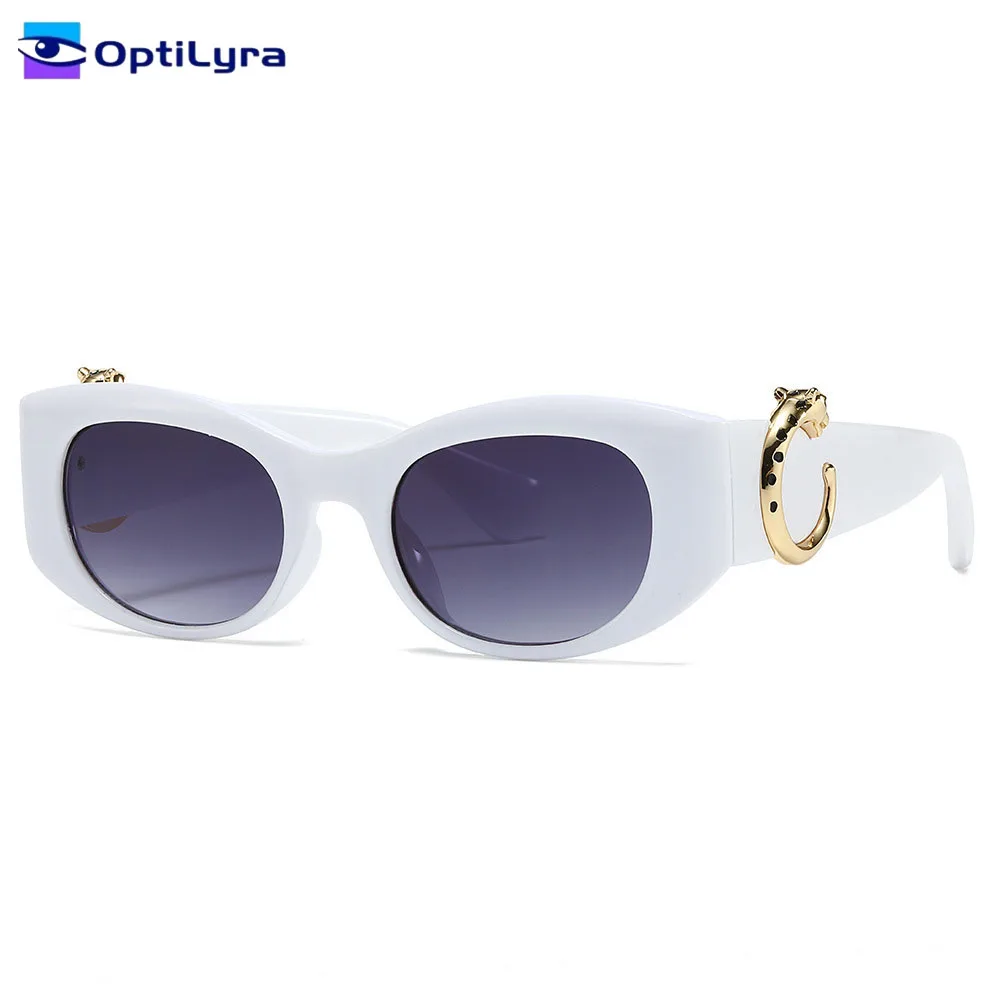 

OptiLyra Brand New Fashionable Leopard Head Sunglasses UV400 Sun Protection Goggles And Outdoor Popular Polarized Glasses