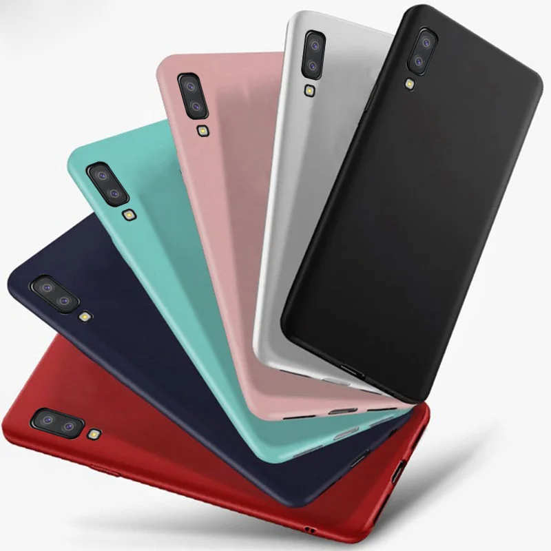 Hülle für Samsung A7 2018 A750F, weiche TPU-Rückseite, Silikon-Handyhülle für Samsung Galaxy A7 2018 A 7 2018 A750 SM-A750F – Detail 1