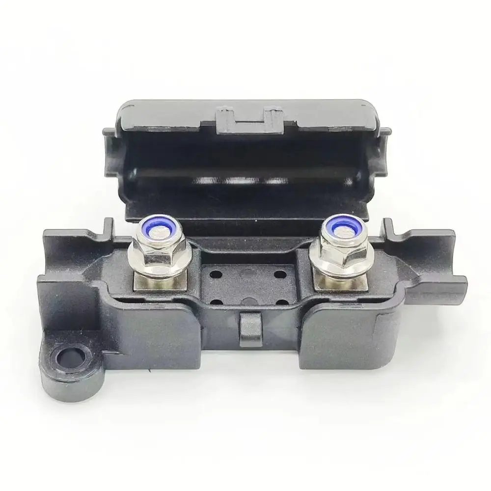 1Pcs MIDI/AMI Inline Fuse Holder Bolt-Down Studs PA66 Strip Fuse Holder Protective Cover 30A-200A Fuse Box