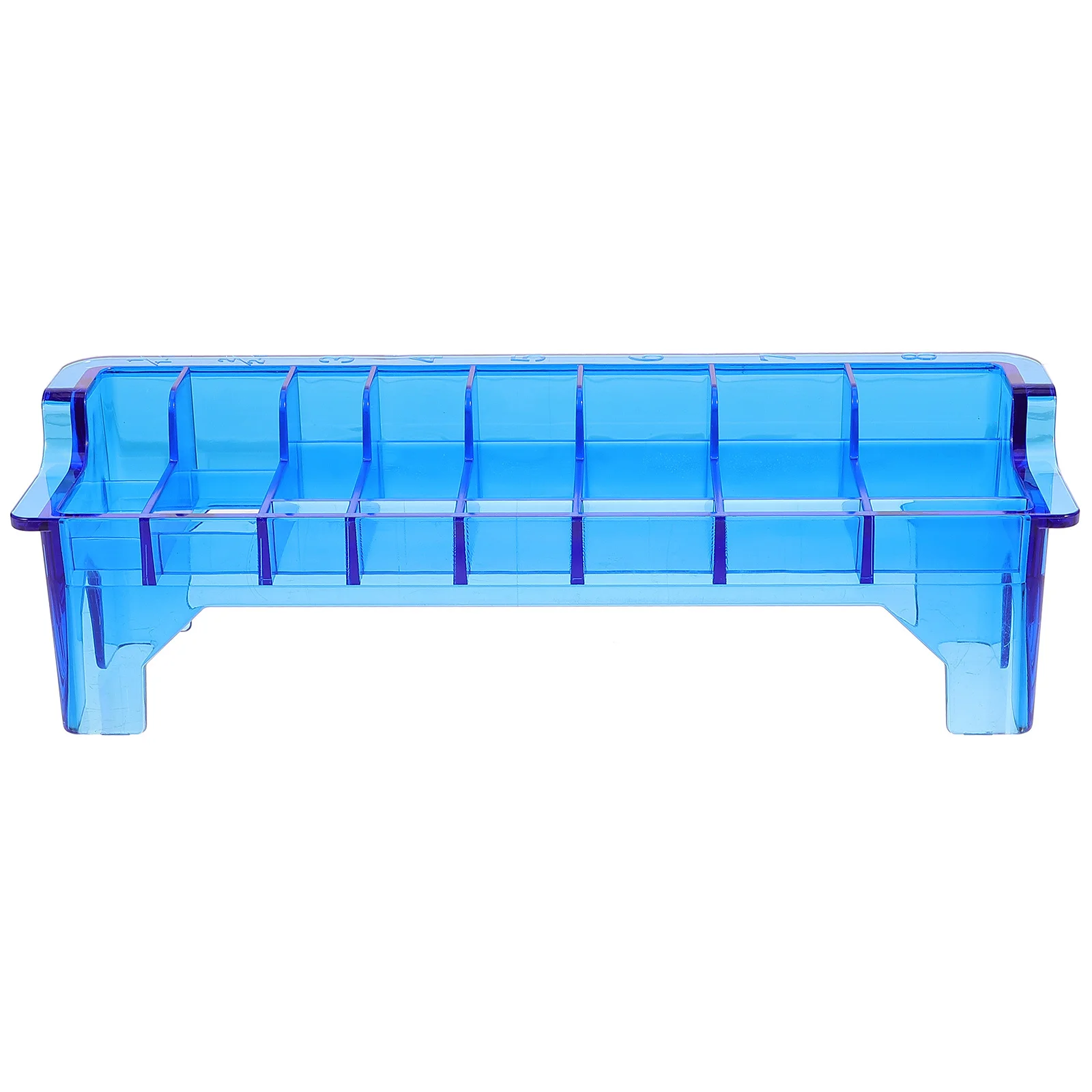 

Guide Comb Storage Box Organizer for Barber Tools Clipper Guards Holder Case Sturdy Wear Resistant Container for Salon Hotel