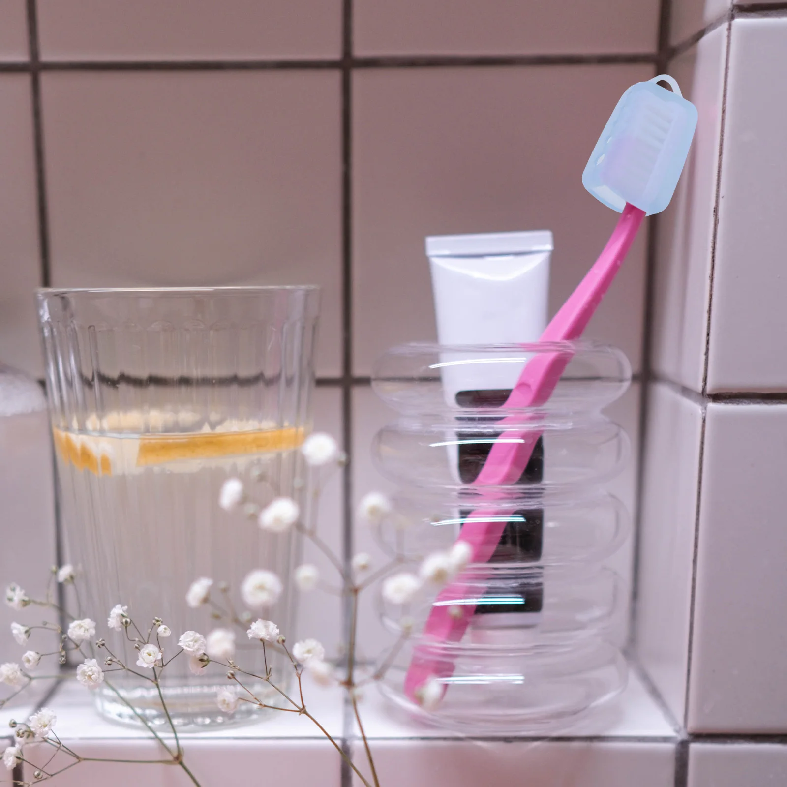 

10Pcs Silicone Toothbrush Caps Head Covers Travel Protective Case Portable Toothbrush Covers for Camping Business Trip Home Use