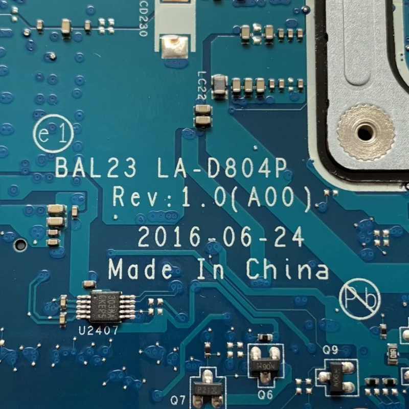 Para Dell Inspiron 5565 LA-D804P 0KF2J6 KF2J6 placa base probada OK