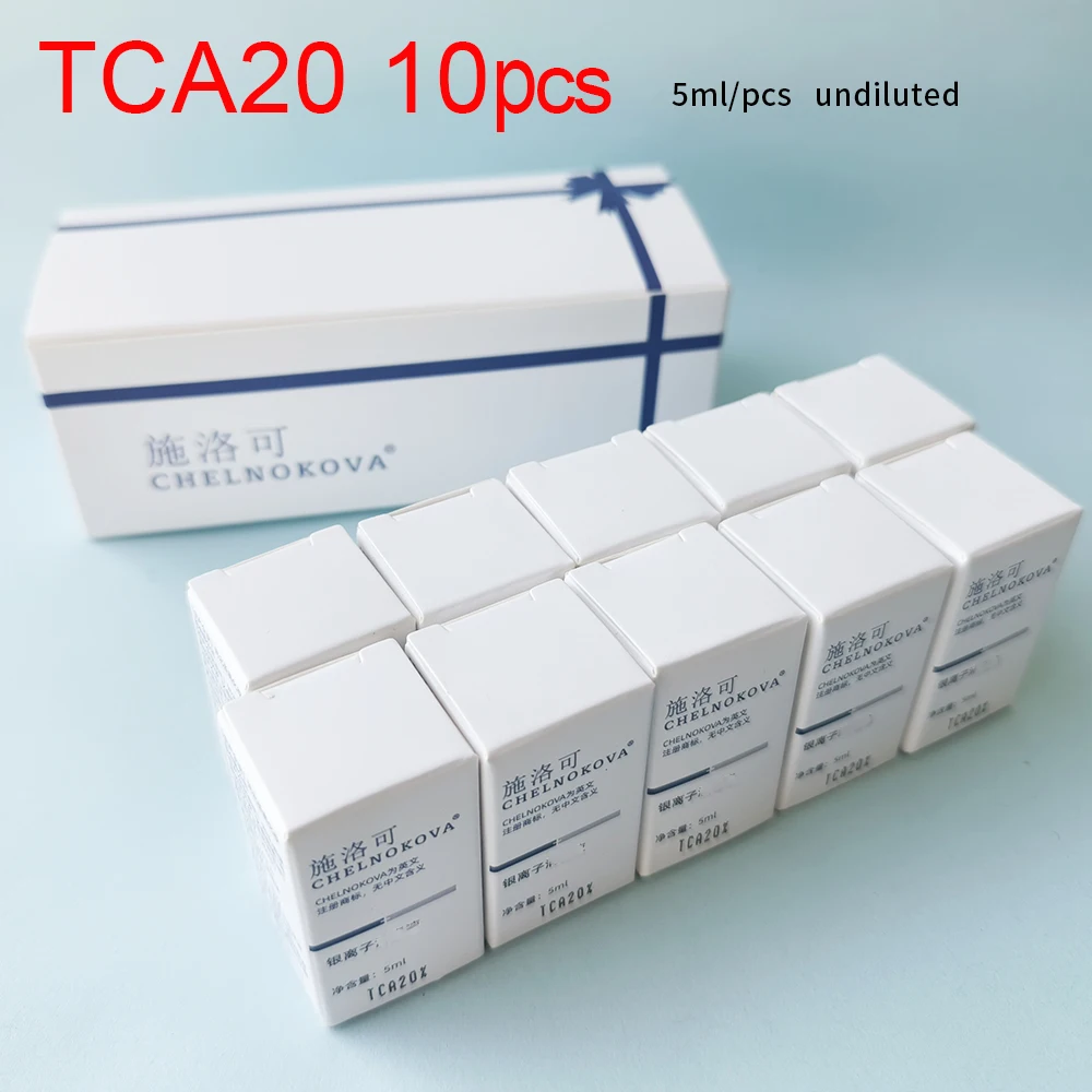 TCA 70% 60% 50% 35% 필링 도구, 미용실용, 편리하고 사용하기 쉬운 산성 피부과 의사 필링, 10 PCs