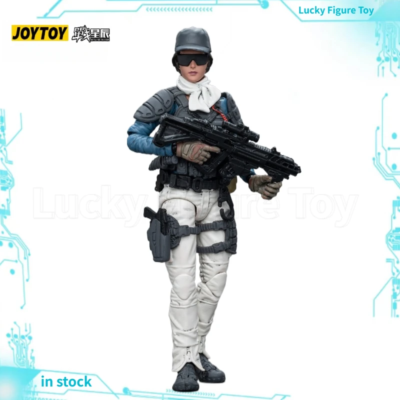 【Origineel】JOYTOY 1/18 Action Figure MILITAIRE CIJFERS Leger Bouwer Promotie Pack Figuur 25-Vrouwelijke Krijger Model Speelgoed