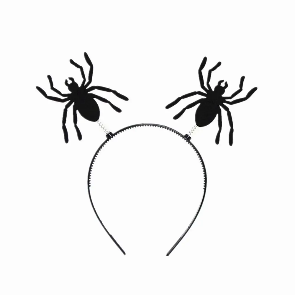 

Trendy Halloween Party Non-slip Costume Accessory Bat Cloth Spider Halloween Hairbands Halloween Headband Women Hair Hoop