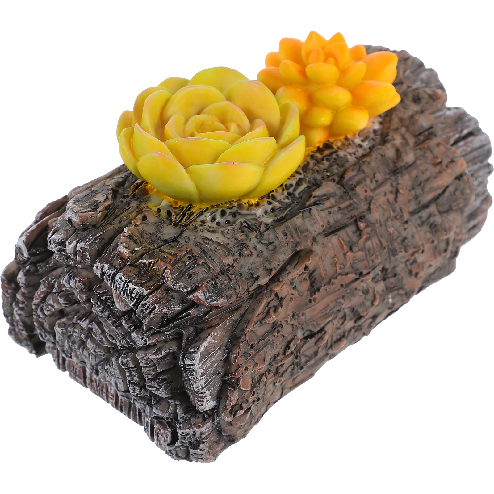 Stone Key Box Fake Tree Stump Hidden Key Hider For Outdoor Garden Yard Resin Waterproof Storage Container For Keys Cash