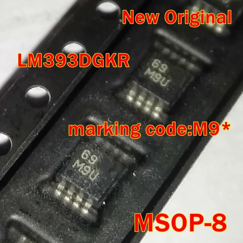

1Pcs to 100Pcs Lm393Dgkr Msop-8 New Original Marking Code:M9* Dual Differential Comparators