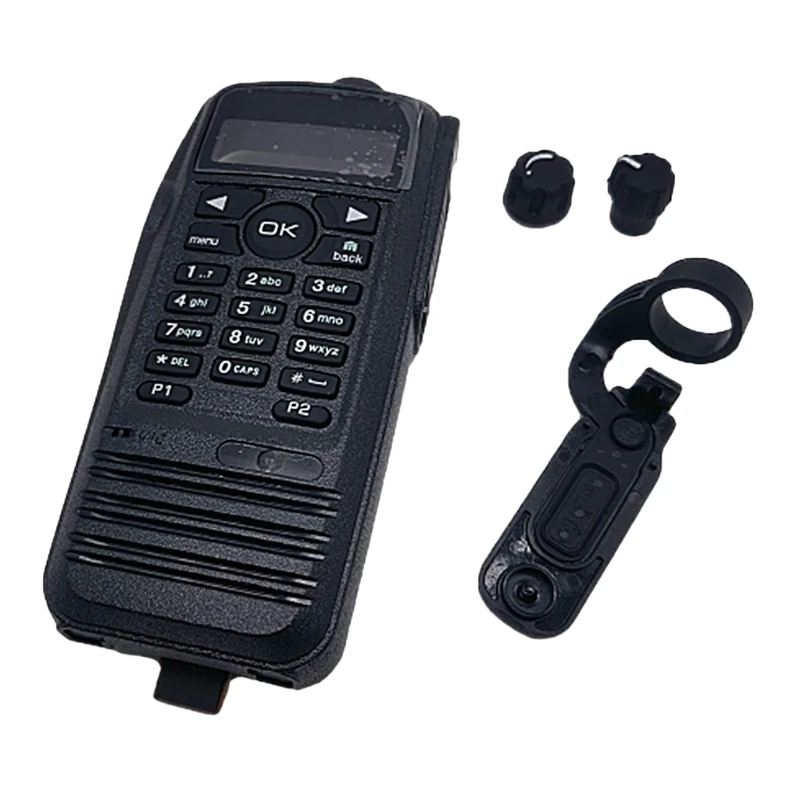 WalkieTalkie Housing Case, Front Cover Shell Flexes Cable for XPR6550 Radio WalkieTalkie Case Replacement Set