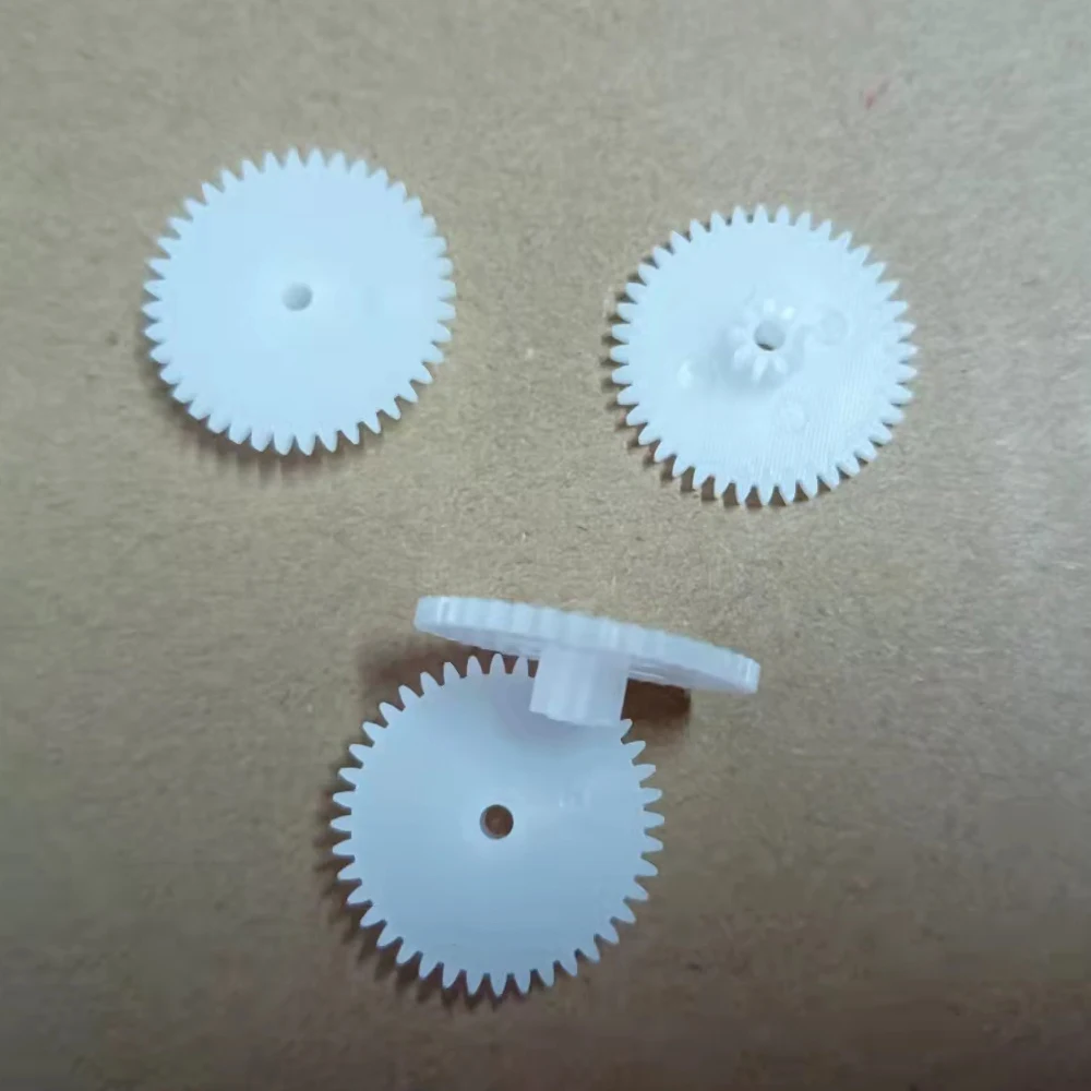 10/100pcs 40+9T 0.5M Double plastic gear hole 2.1 OD 21+5.5 for rc car robot diy toy parts model accessories boy toys GP40092B