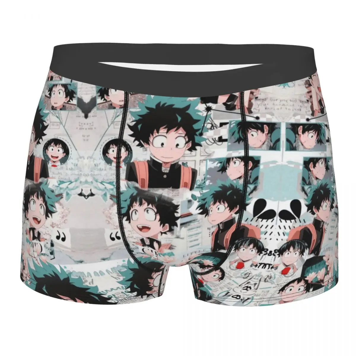 Izuku Midoriya – culotte en coton pour homme, sous-vêtement aéré