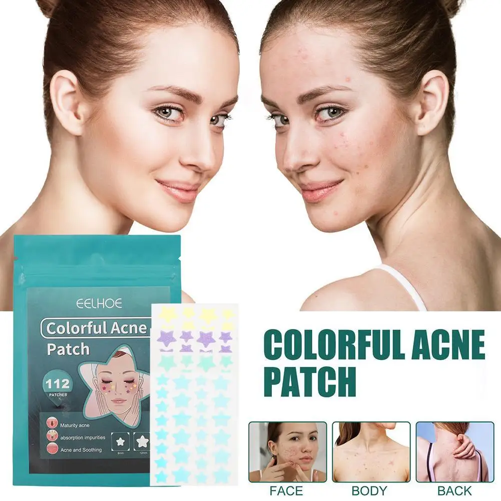 

New Star Pimple Patch Stickers Dazzling Colorful Face Care Acne Removal Concealer Face Spot Skin Care Sticker Beauty Makeup Tool