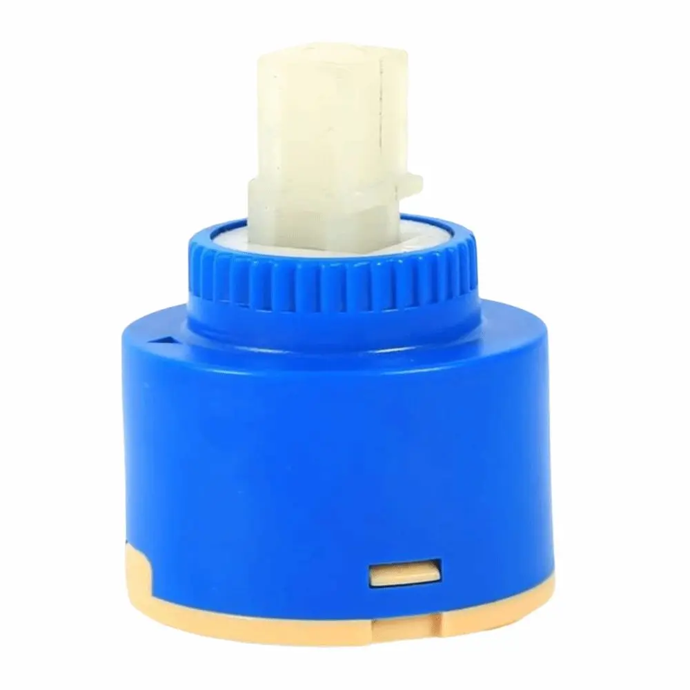 40mm Size Ceramic Cartridge 3 Holes PP Plastic Faucet Valve Replacement Part Leak Proof Water Mixer Cartridge For Kitchen Faucet