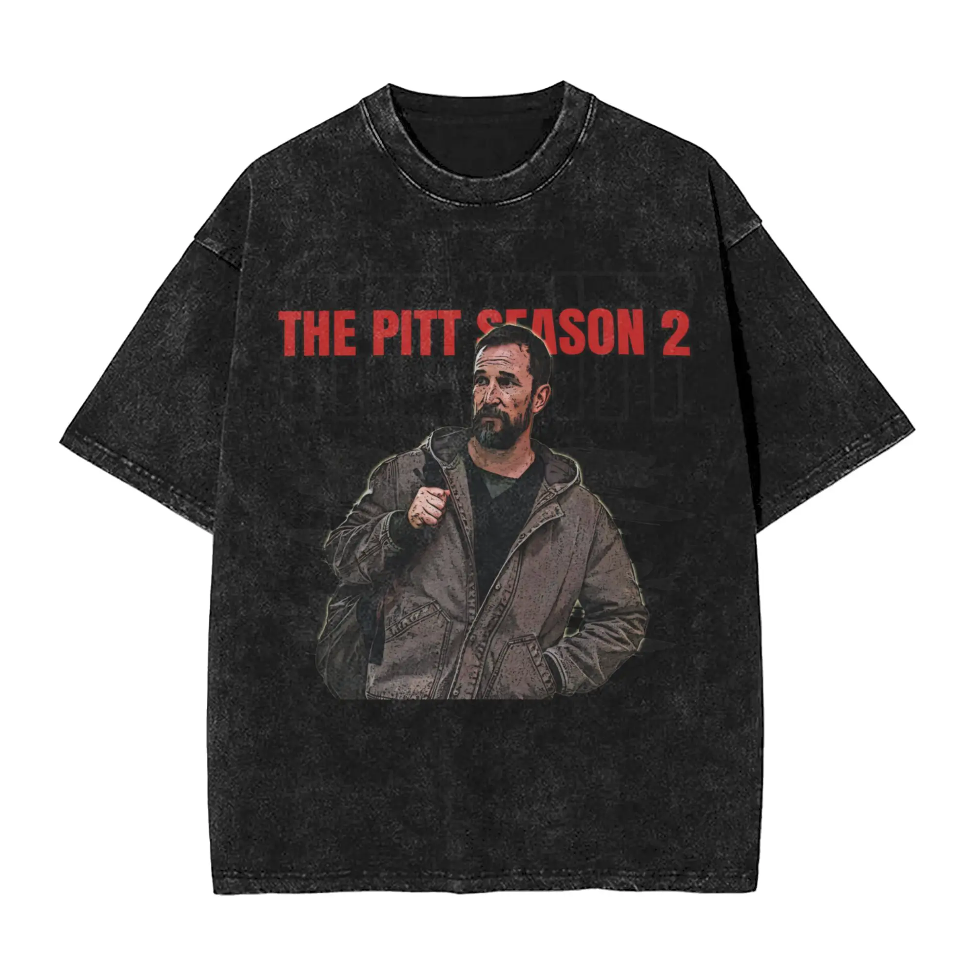 Washed T Shirts The Pitt Season 2 Episode 3 Novelty T-Shirt Street  Streetwear Cotton Summer Tops Tee Shirt Men Women