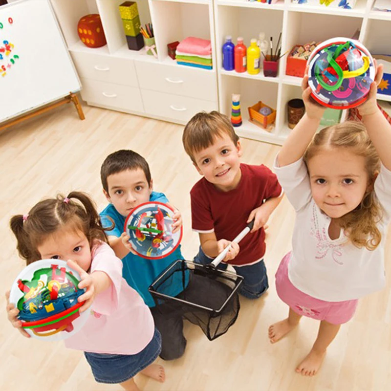 Labirinto 3D Palla Puzzle Gioco Idea di intelligenza Labirinto Giocattoli Perplexus Labirinto IQ Sfida Giocattolo educativo per bambini e adulti Regali