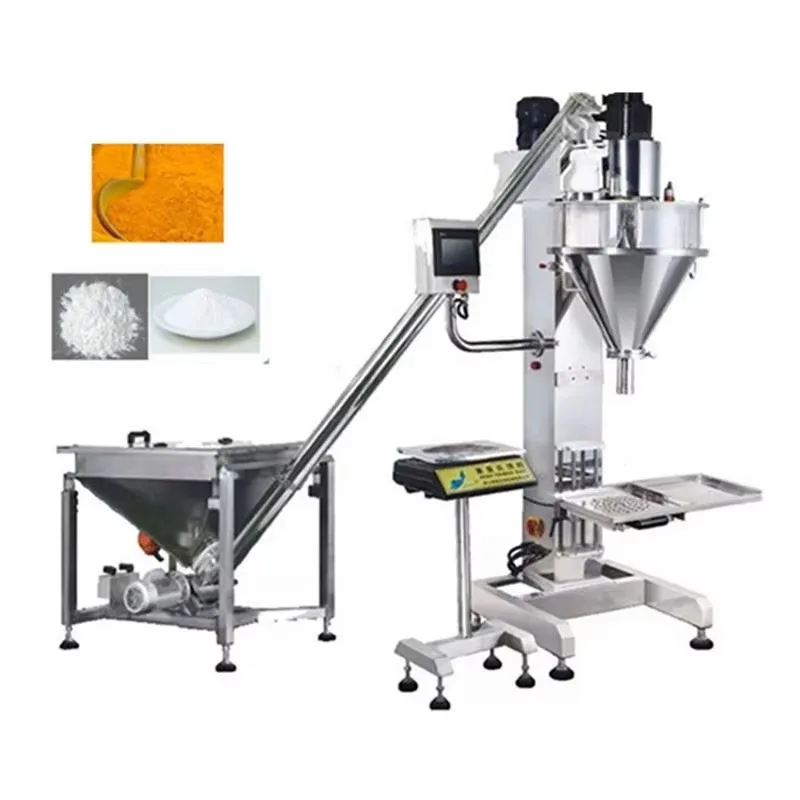 Vertical Screw Auger Sugar Powder Filling Machine Dry Chemical Spicy Seasoning Powder Dispenser