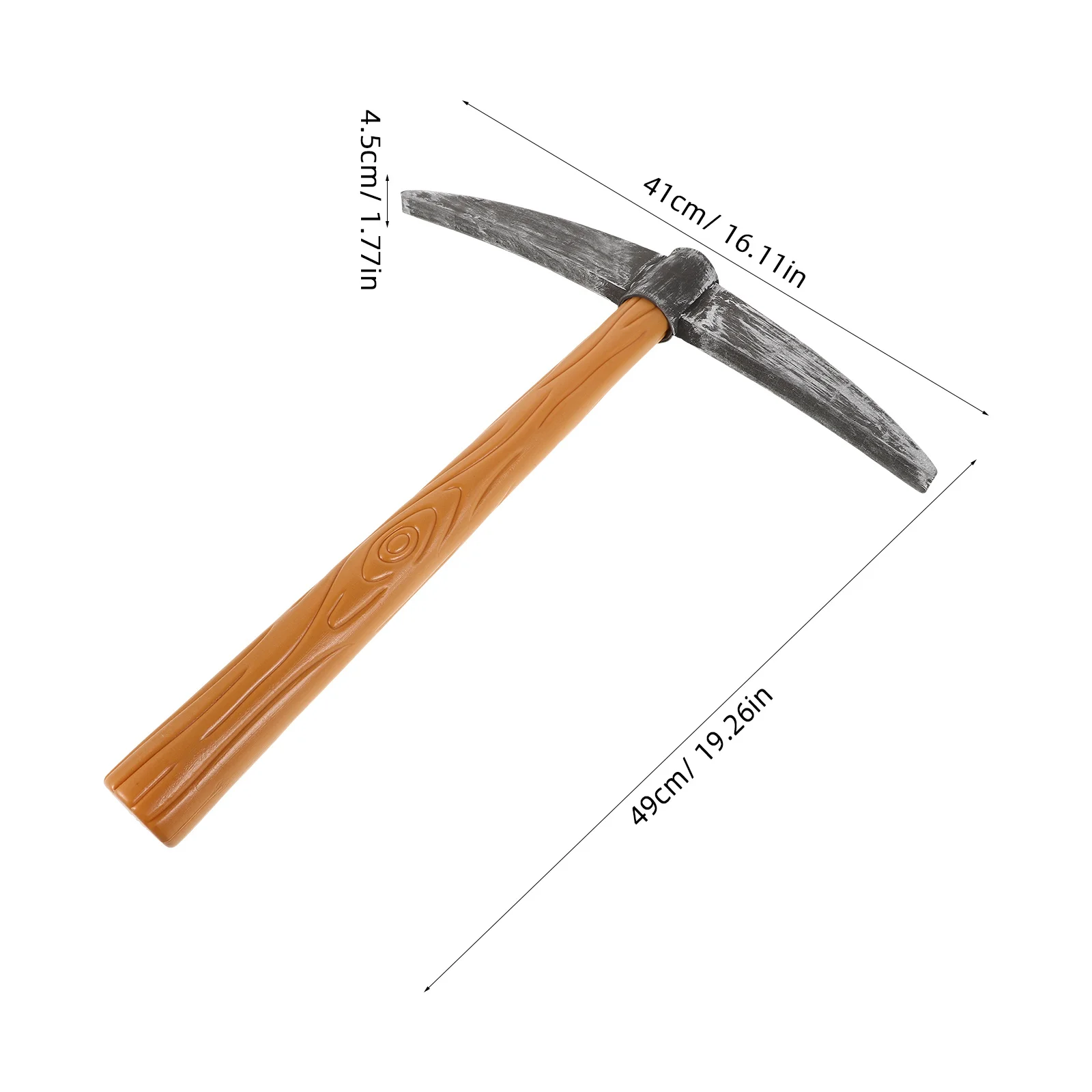 2개입 곡괭이 모형 장식 창의적인 사진 소품 공연 무대 파티 용품 사진 촬영 액세서리 의상 소품