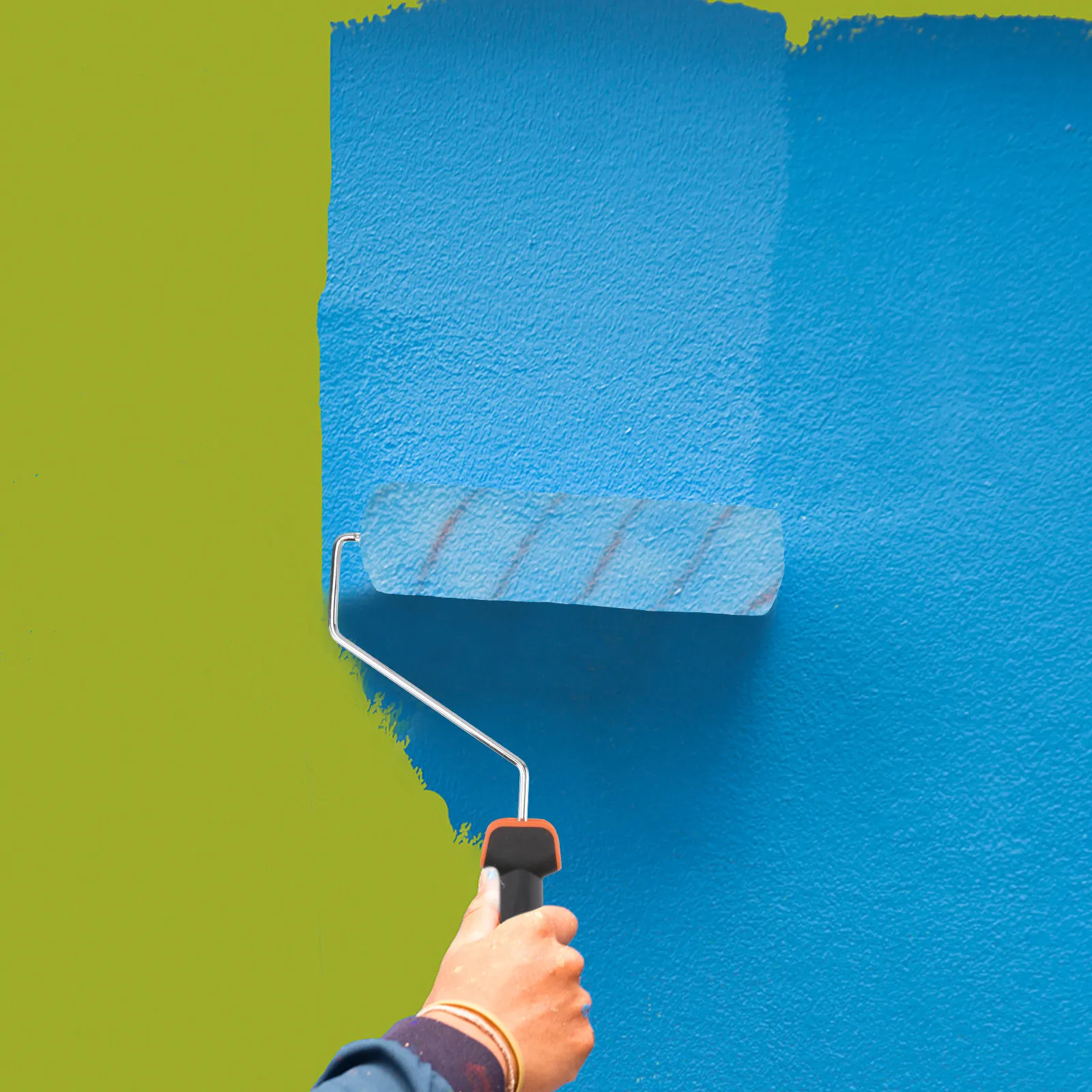 

Набор для покраски стен: валик премиум-класса для гладкой отделки стен и потолков дома с равномерным цветовым эффектом и низким уровнем разбрызгивания