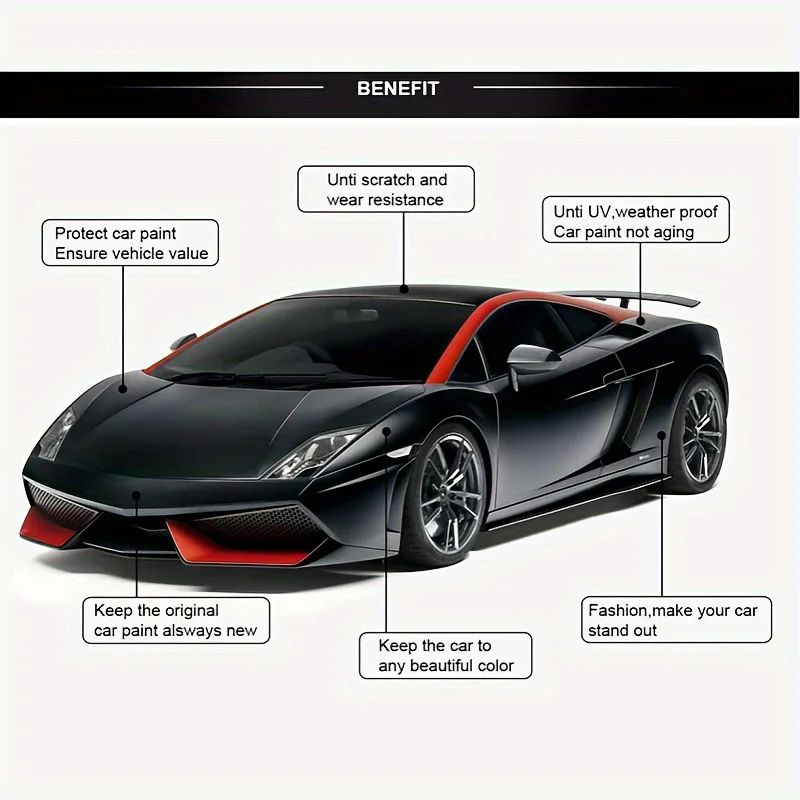 ألياف الكربون جسم السيارة فيلم أسود الفينيل السيارات التفاف ملصق ماتي لامعة دراجة نارية طبقة رقيقة واقية 6D 5D 4D ثلاثية الأبعاد غطاء السيارة احباط