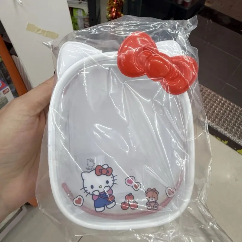 

1pcs Hello Kitty Cinnamoroll Kawaii Sanrio Bag Pendant Wallet Cute My Melody Outdoor Pvc Transparent 13cm Storage Bag Gifts