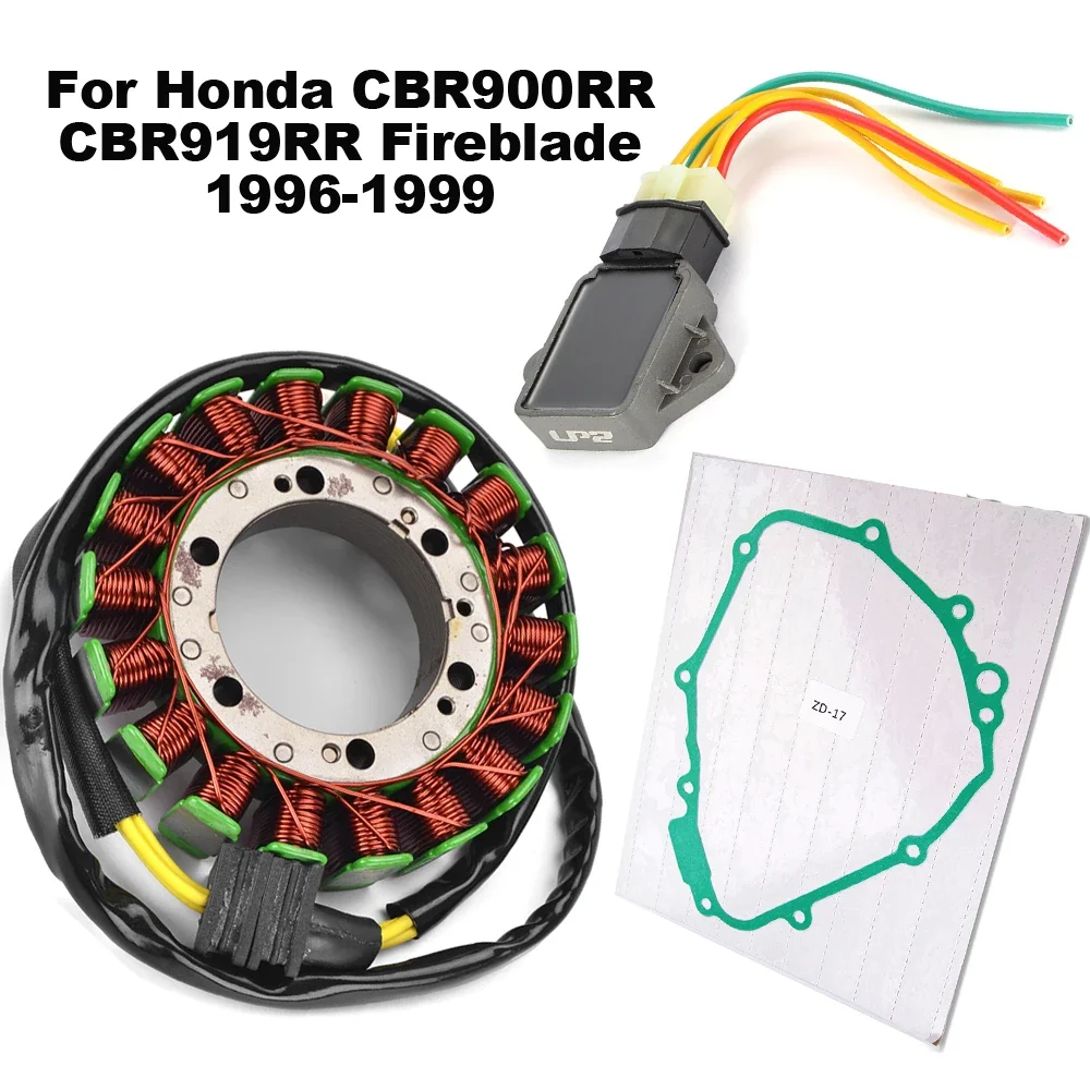 

Motorcycle Magneto Stator Rectifier Gasket Set For Honda CBR900RR CBR919RR CBR 919 / 900 RR Fireblade 1996-1999