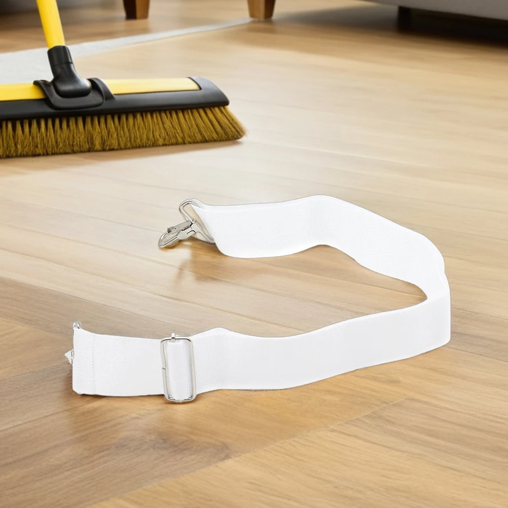 

4 Pcs Snare Drum Strap Carrier Marching Belt Sling White Band African Djembe Harness