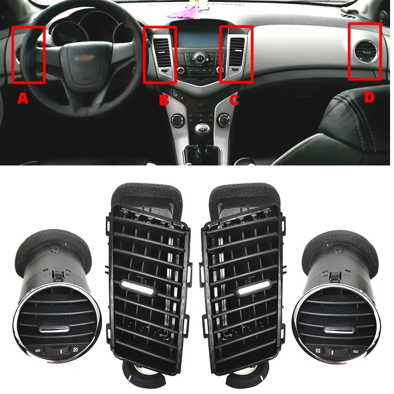 

For Chevrolet Cruze 2009 2010 2011 2012 2013 2014 2015 Dashboard Air Conditioner Outlet Vents