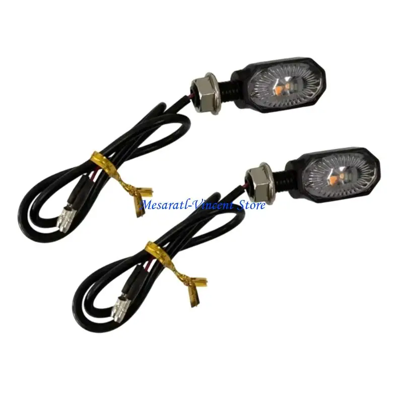 A70F Bright LED Oval Turn Lamp Strong Heat Resistant Light for Motorcycles