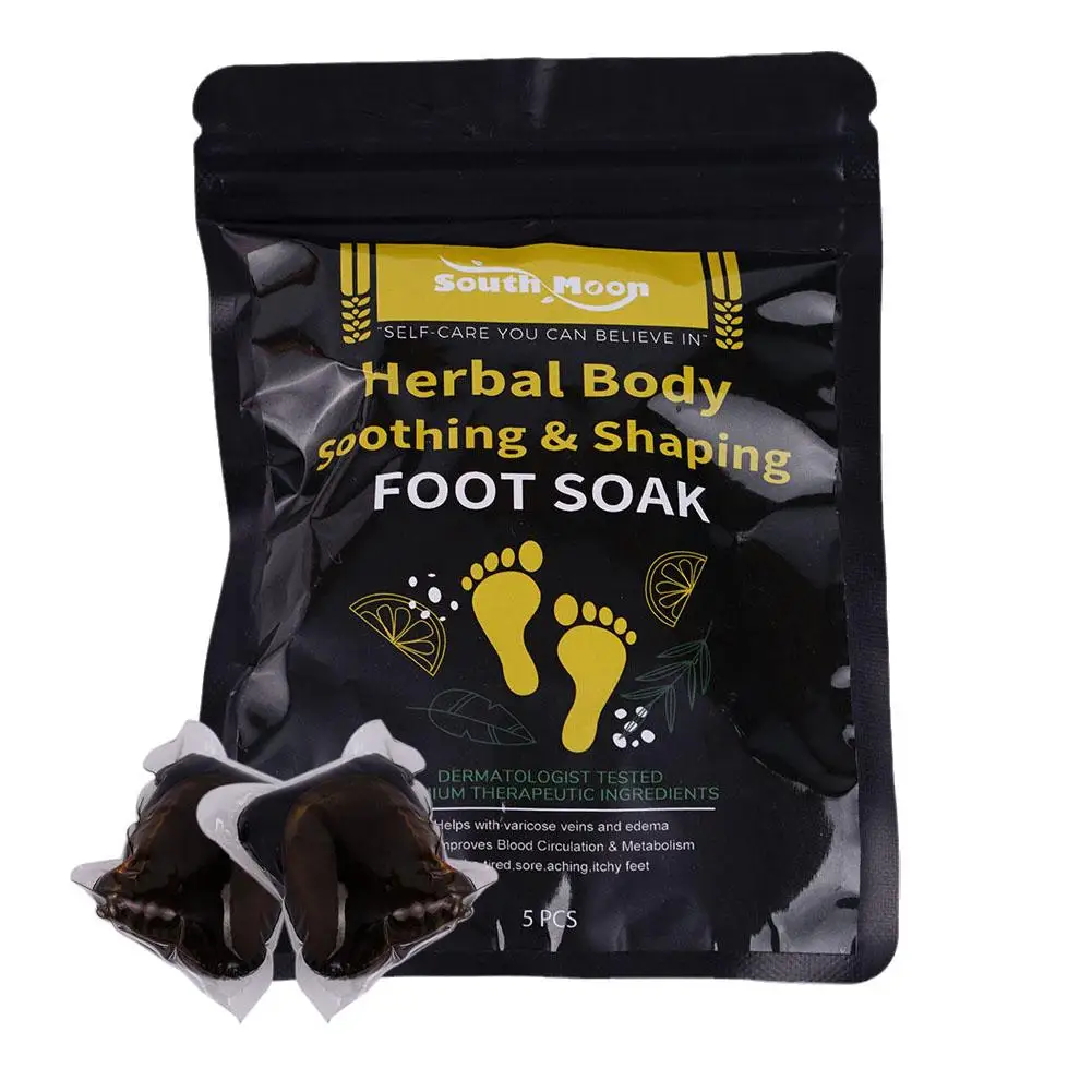 Herb Detox Foot Bath Beads Promote Blood Circulation Improve Sleep Stress Remove Moisture Detox Shaping Cleansing Foot Soak