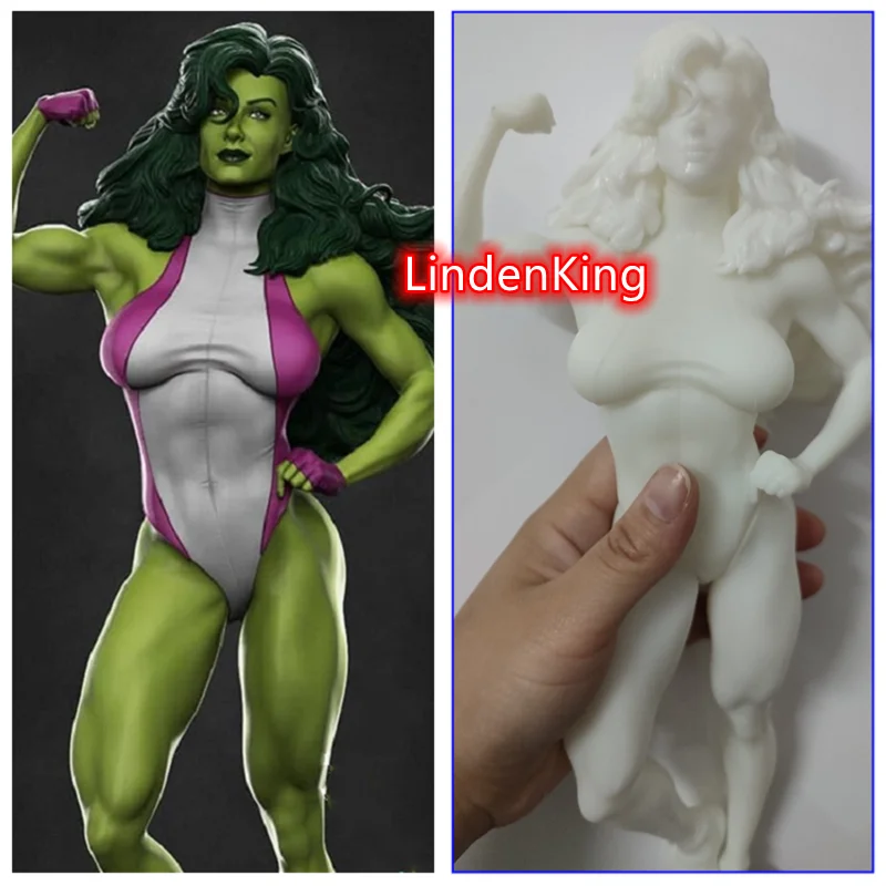 

LindenKing 1/6 31cm Cartoon Characters, Unpainted High Quality 3D Products, Garage Kit GK Model Gift To Painter, Assembly A023