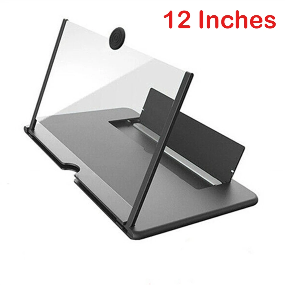 Foldable HD Cellphone Screen Enlarger 10/12 Inch Portable Phone Magnifier Projector Stand Anti Blue Light Amplifier For iPhone