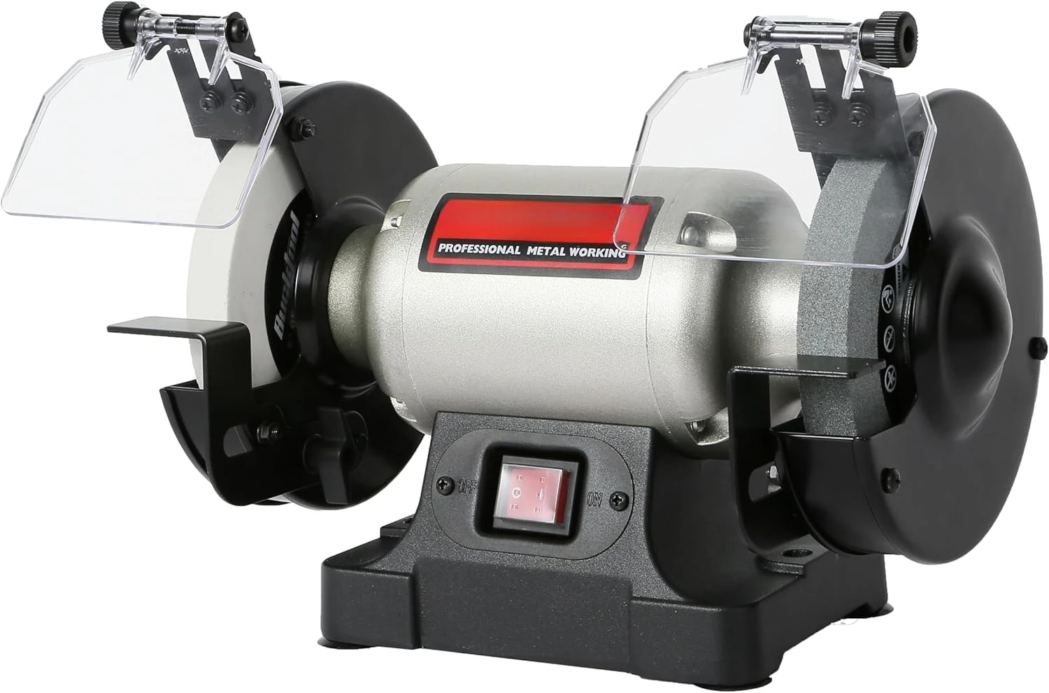 

6-Inch 1/3HP Low-Speed Bench Grinder, High Precision Wobble-free Wheel Grinder