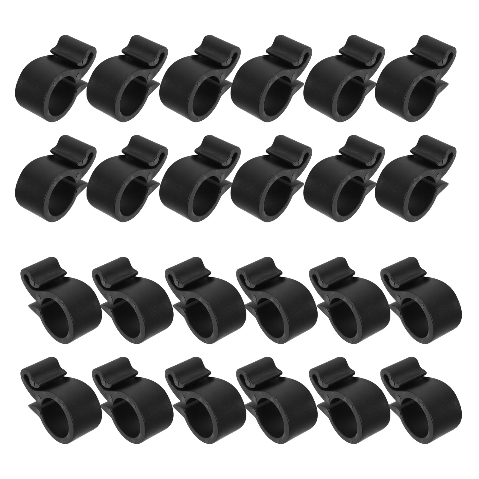

50Pcs Clamp Hook for Irrigation Tube Plastic Hose Clip Fastening Garden Drip Line Fixing Tool No Tools Required Secure Hold