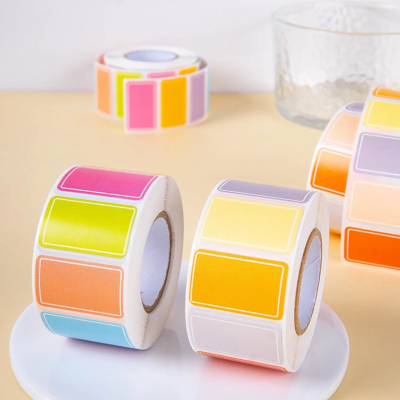 500 Color Label Stickers Pvc Self-adhesive Label Stickers Logo Handwritten Name Name Sticky Notes Index Stickers