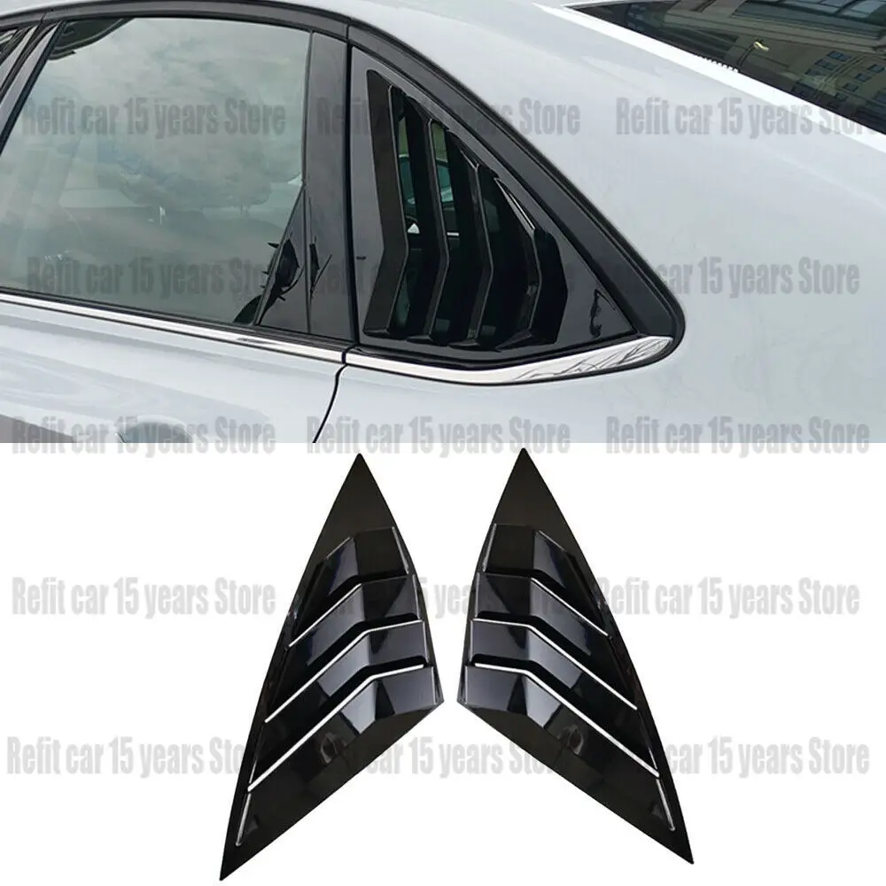 

for VW Volkswagen Jetta A7 Mk7 2019 2020 2021 2022 Car Rear Window Louver Shutter Cover 2pcs