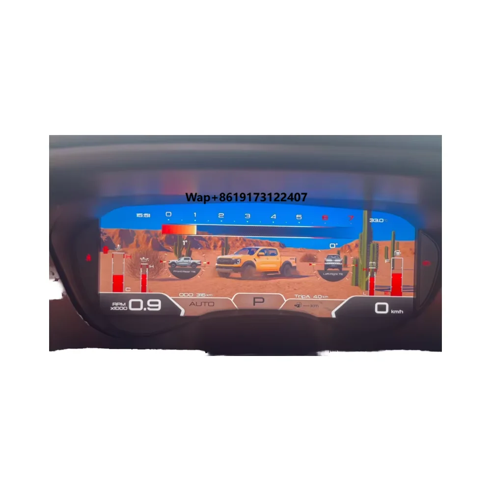 Car LCD instrument for  Ranger T7 T8 Everest LCD Meter instrument Cluster Speedometer Gauge Dashboard Digital