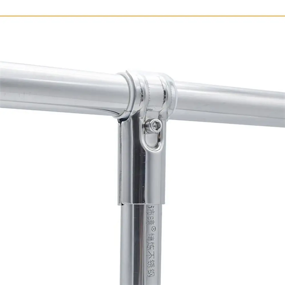 Rodada De Aço Inoxidável Móveis Hardware, Conector De Tubo, Roupas Display Rack, Rod Suporte, Pipe Joint, 1Pc