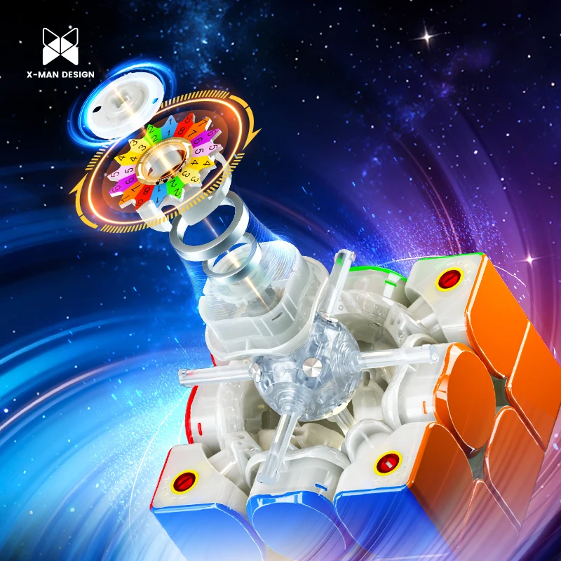 New Qiyi XMD Tornado V3 M Premium 3x3x3 Cube QiYi X-Man Tornado V3M 3x3 Flagship Version Magnetic Magic Speed Cube Puzzle Toys