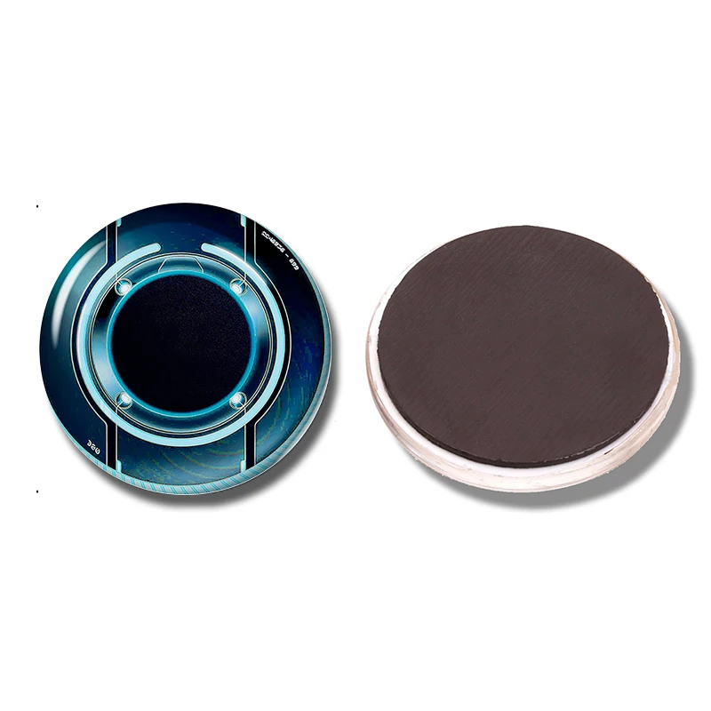 1PC Tron Fridge Magnet Home Decor Glass Cabochon Decoration Kitchen Fridge Stickers Note Holder Souvenirs Gift 30MM Legacy