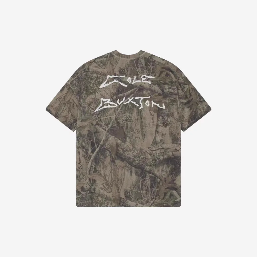 

New 2025 Camouflage T-irt Men's Loose ort Sve Versatile Casual Sle round Ne Pullover Top for Youth Summer Faion